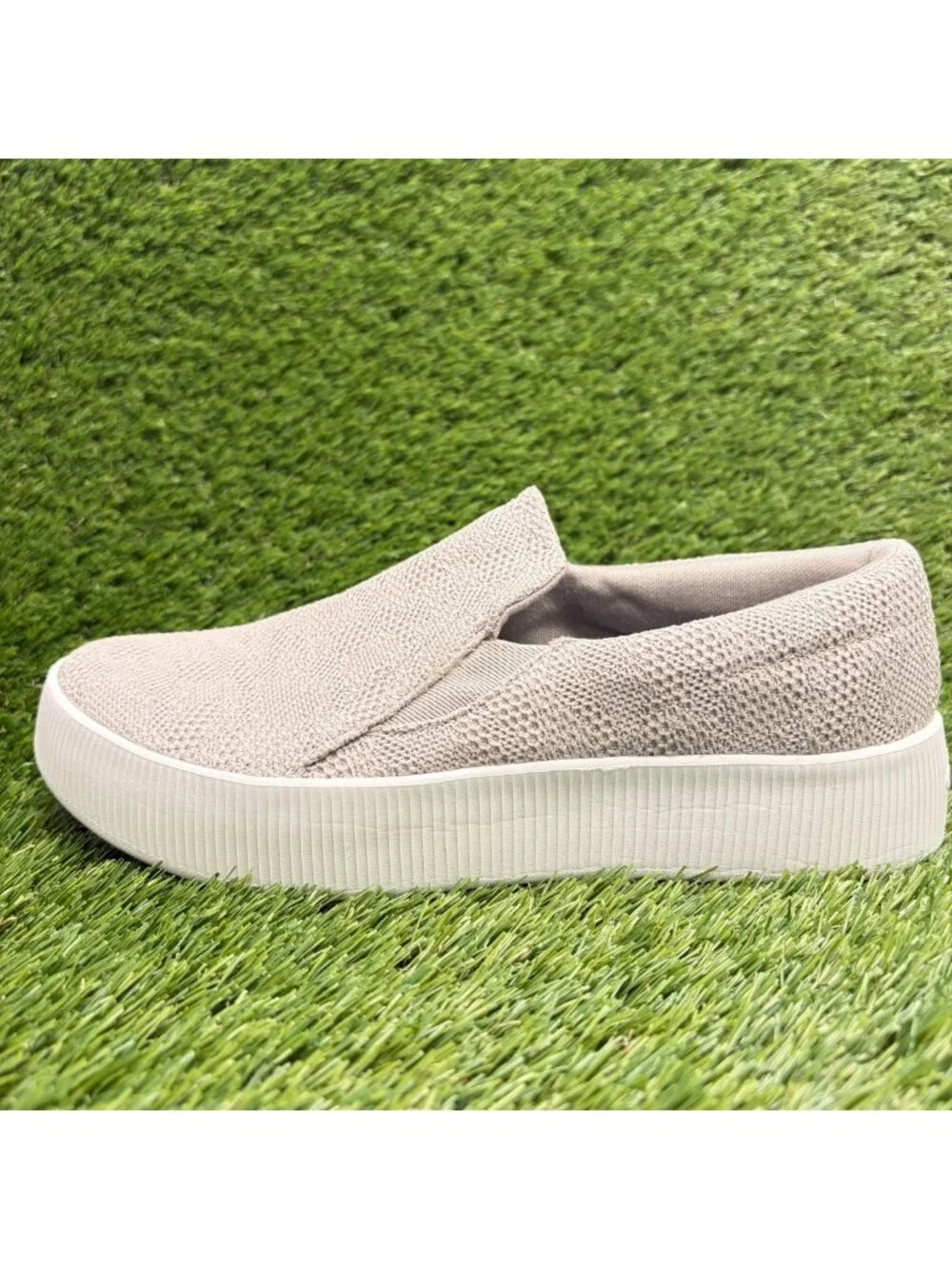 Allbirds Lounger Lift Womens Size 10 Beige Casual Knit Slip On Shoes Sneakers